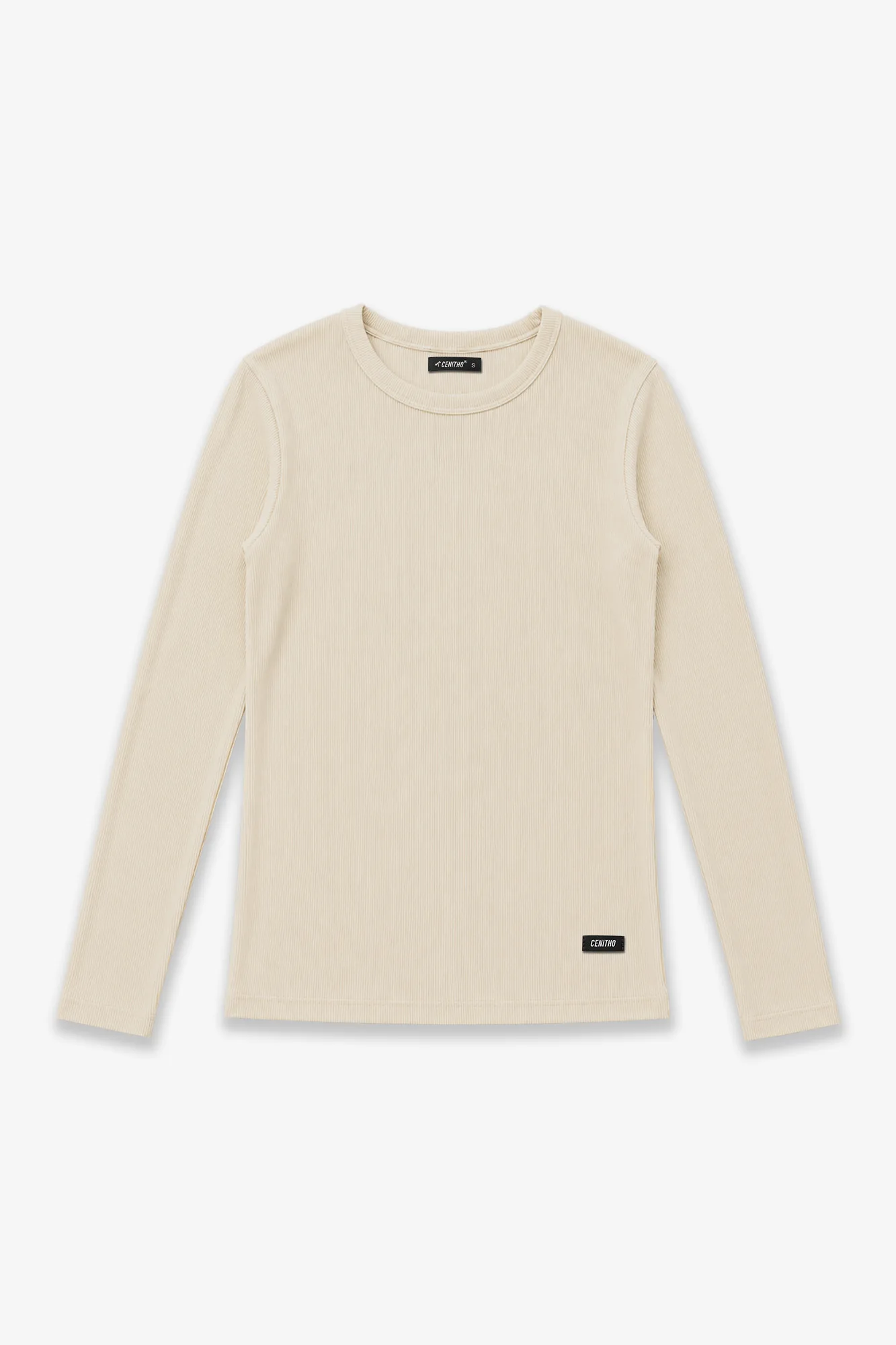 A-117 (2) ART. E-724 | REMERA MANGA LARGA BEIGE MORLEY - Imagen 1