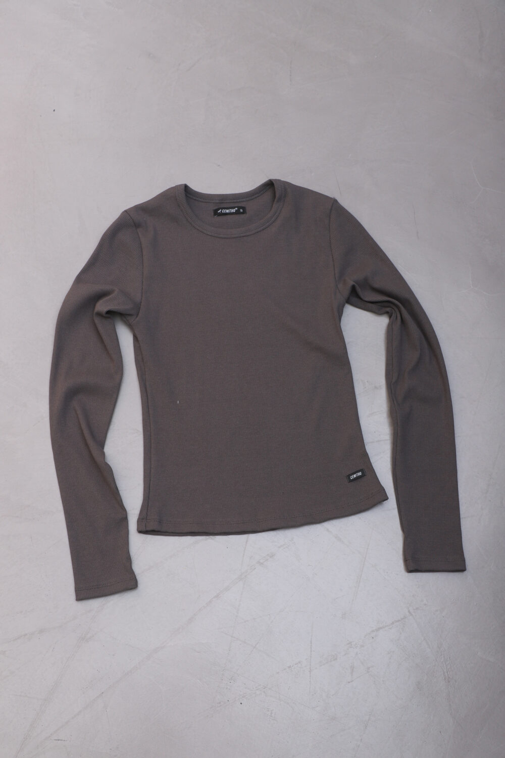 ART. A-120 | REMERA MANGA LARGA GRIS BASICO MORLEY ALGODÓN - Imagen 4