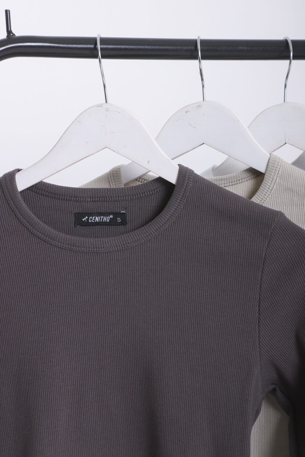 ART. A-120 | REMERA MANGA LARGA GRIS BASICO MORLEY ALGODÓN - Imagen 5