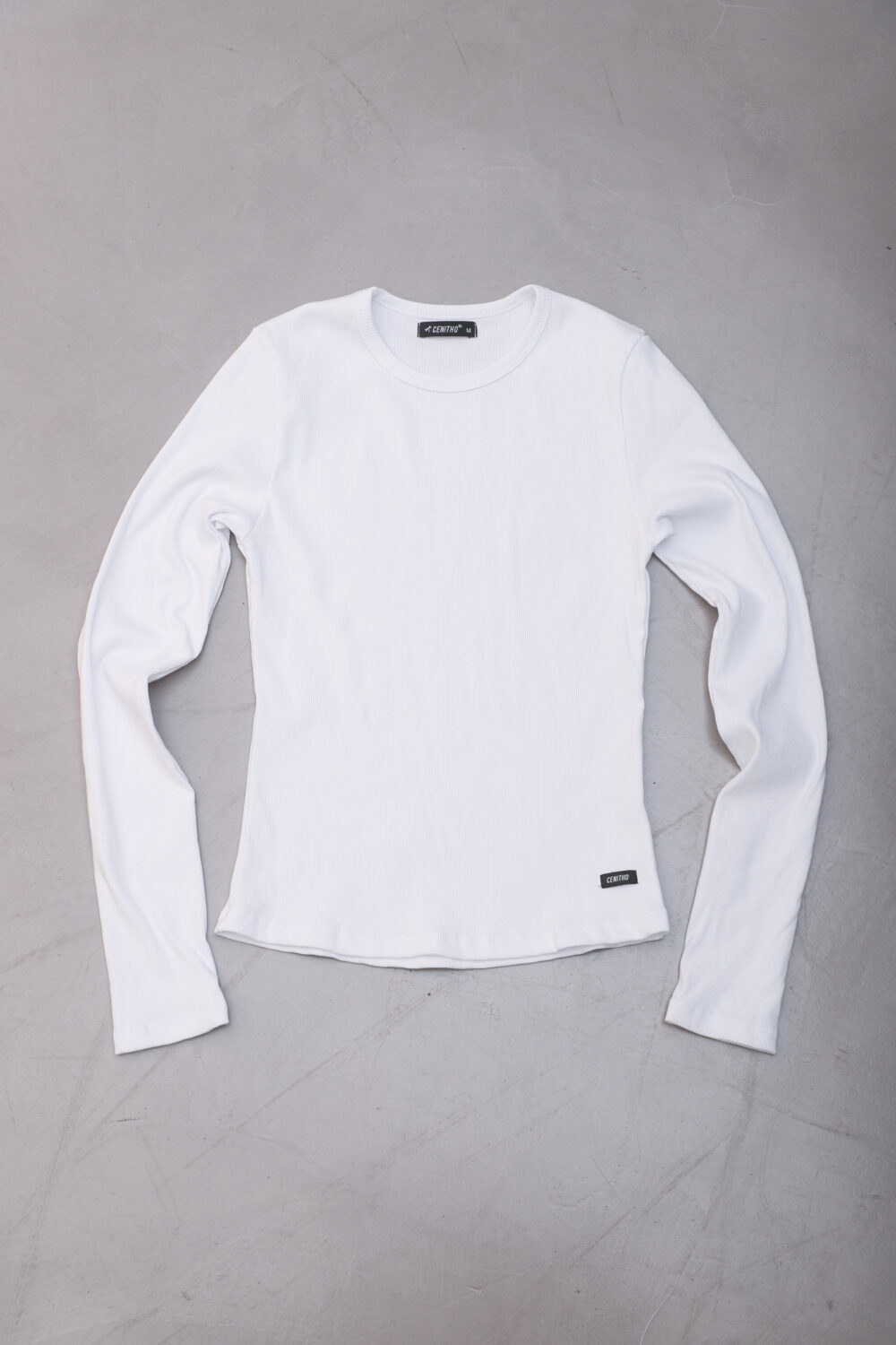 ART. A-125 | REMERA MANGA LARGA BLANCA LISA MORLEY ALGODÓN - Imagen 4