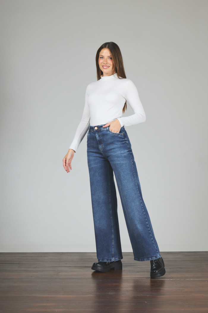 ART. 104 | WIDE LEG STONE CON GANCHO ELASTIZADO - Imagen 4