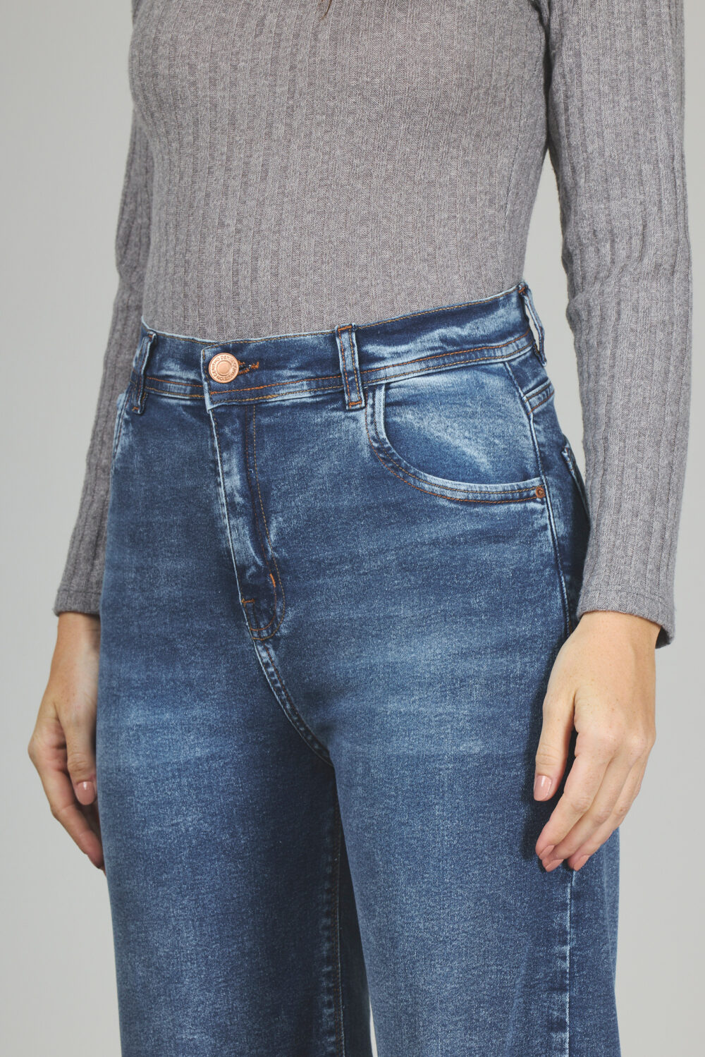 ART. 229 | WIDE LEG BOTA DESFLECADO ELASTIZADO - Imagen 3