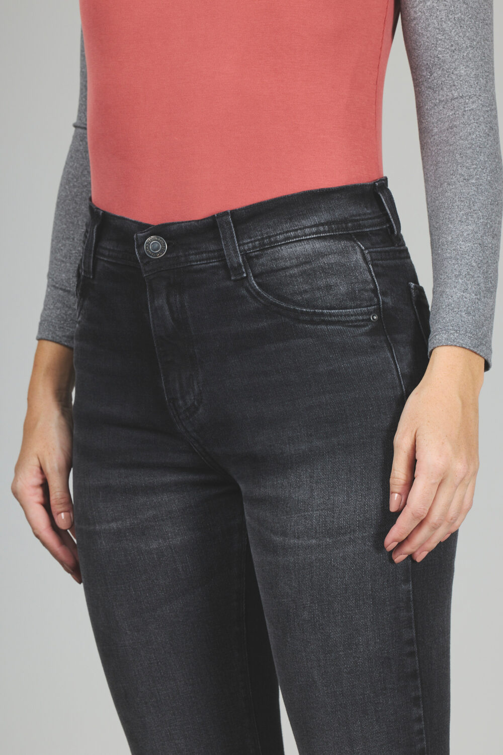 ART. 383 | SEMI OXFORD NEGRO HUMO ELASTIZADO - Imagen 3