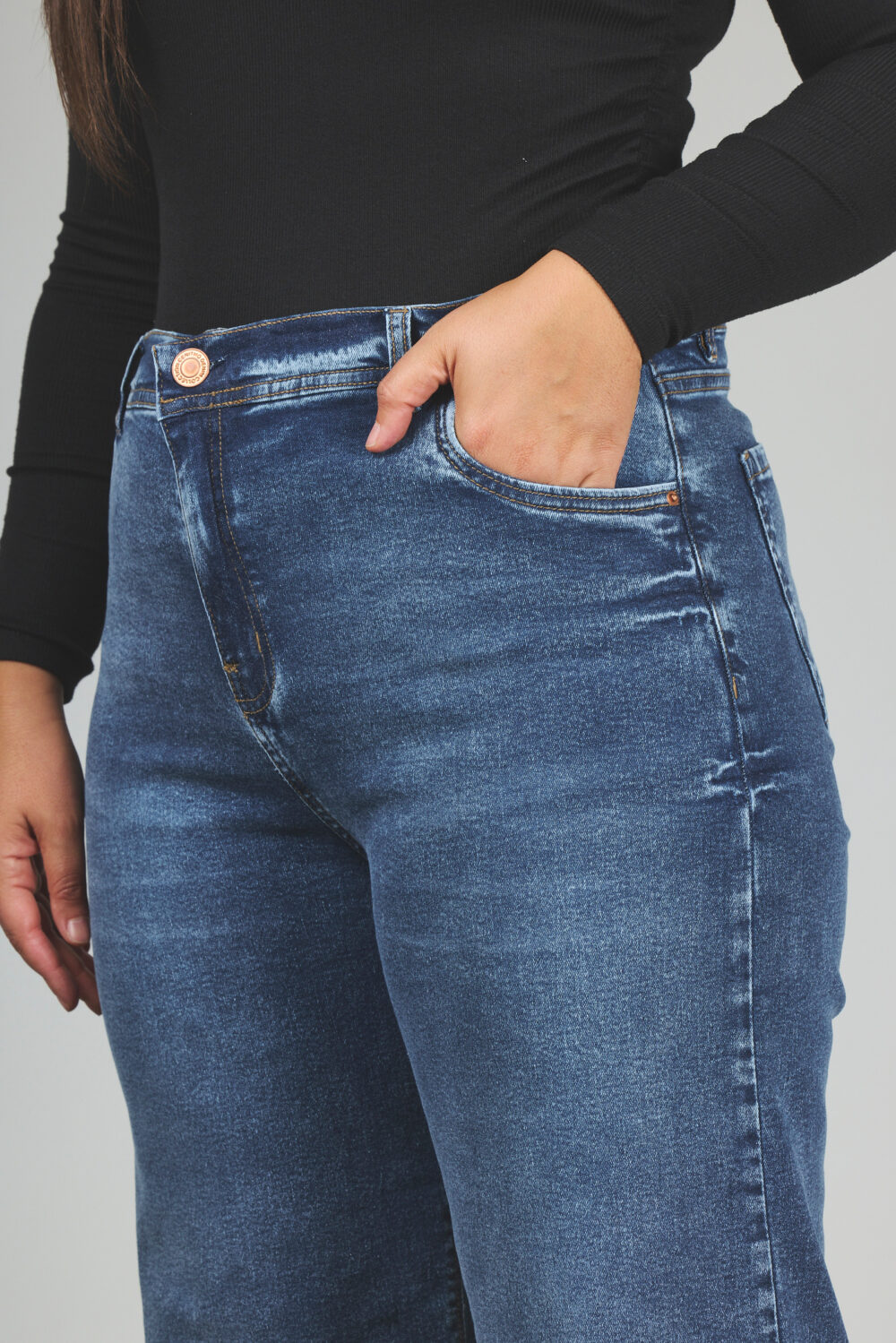 ART. 767 / WIDE LEG STONE CON GANCHO ELASTIZADO - Imagen 3