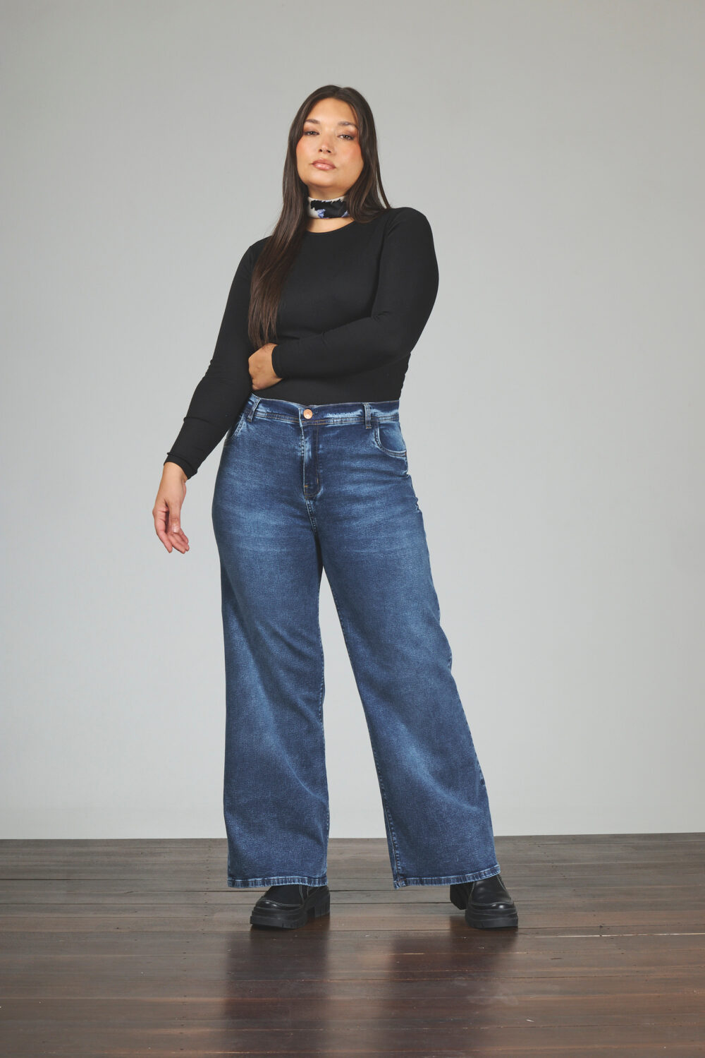 ART. 767 / WIDE LEG STONE CON GANCHO ELASTIZADO - Imagen 4
