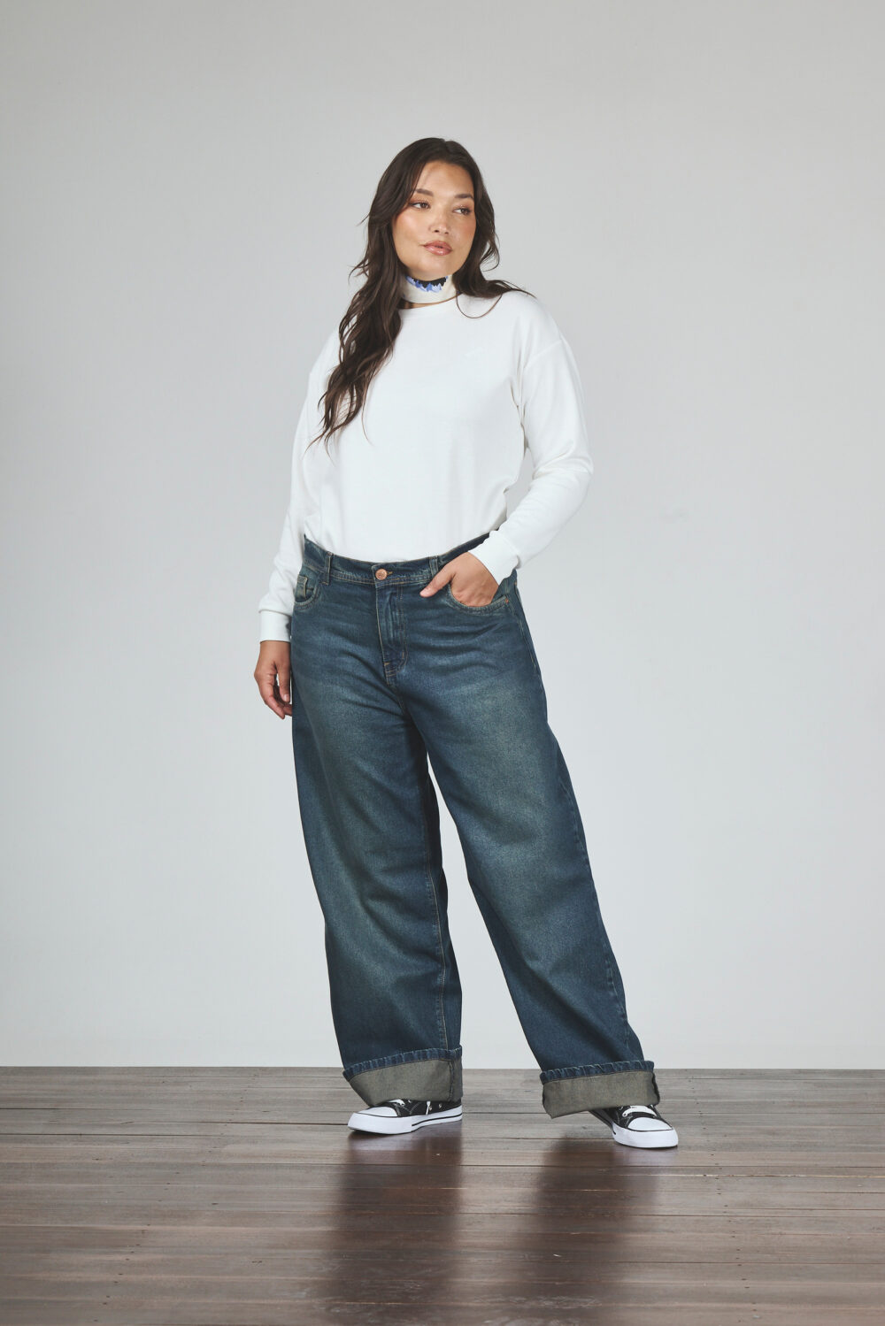 ART. 829 | WIDE LEG CLÁSICO VINTAGE ÓXIDO RÍGIDO - Imagen 5
