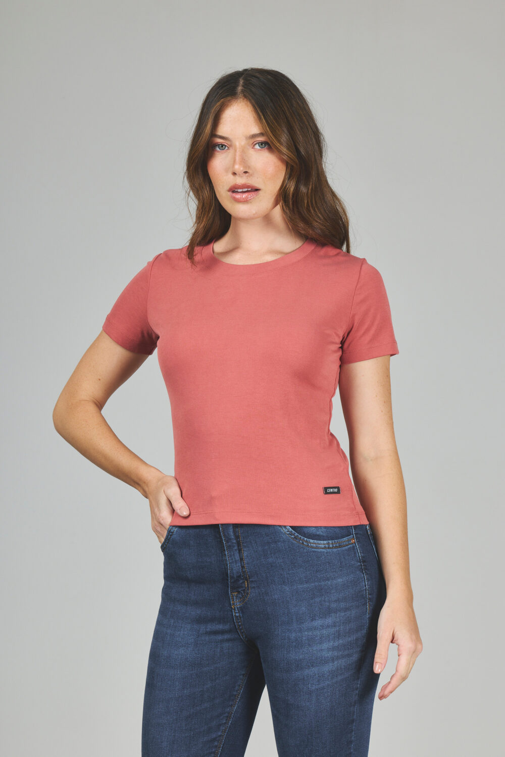 ART. A-33 | REMERA BÁSICA SALMÓN MANGA CORTA PREMIUM - Imagen 6